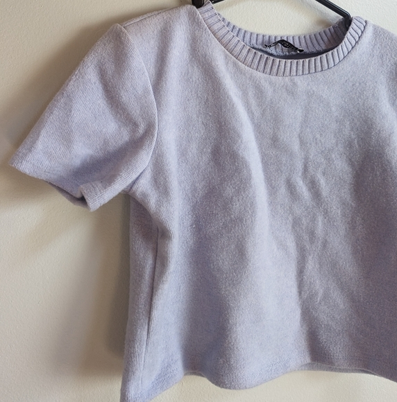 Zara lilac t-shirt - Picture 3 of 11